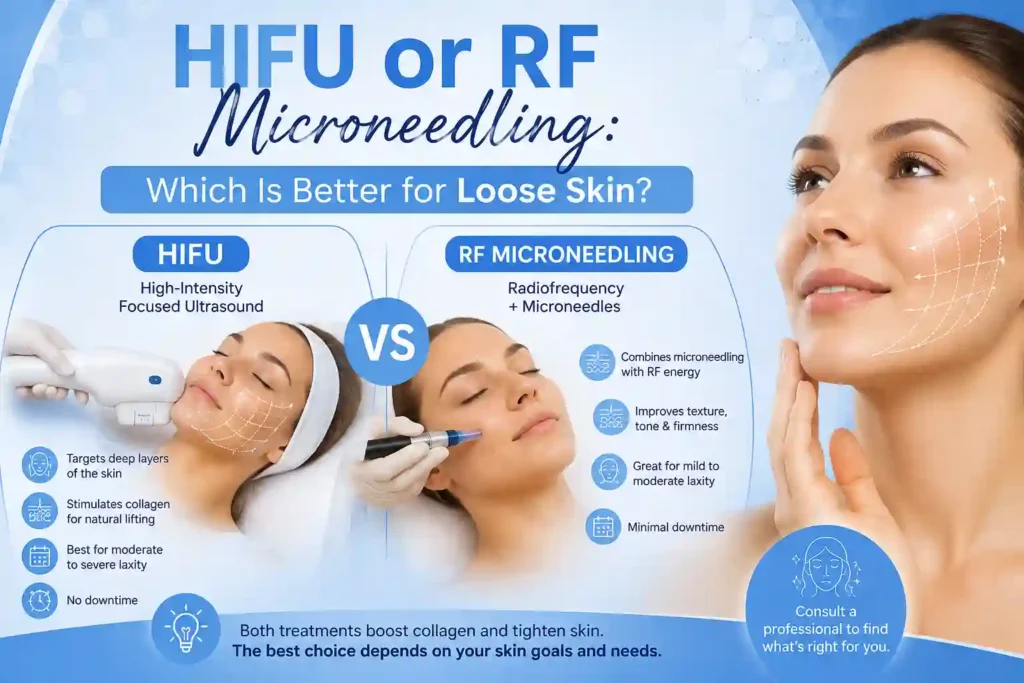 Lost the Weight but Not the Loose Skin? What You Should Know 2 HIFU or RF Microneedling: Which Is Better for Loose Skin Bridport?